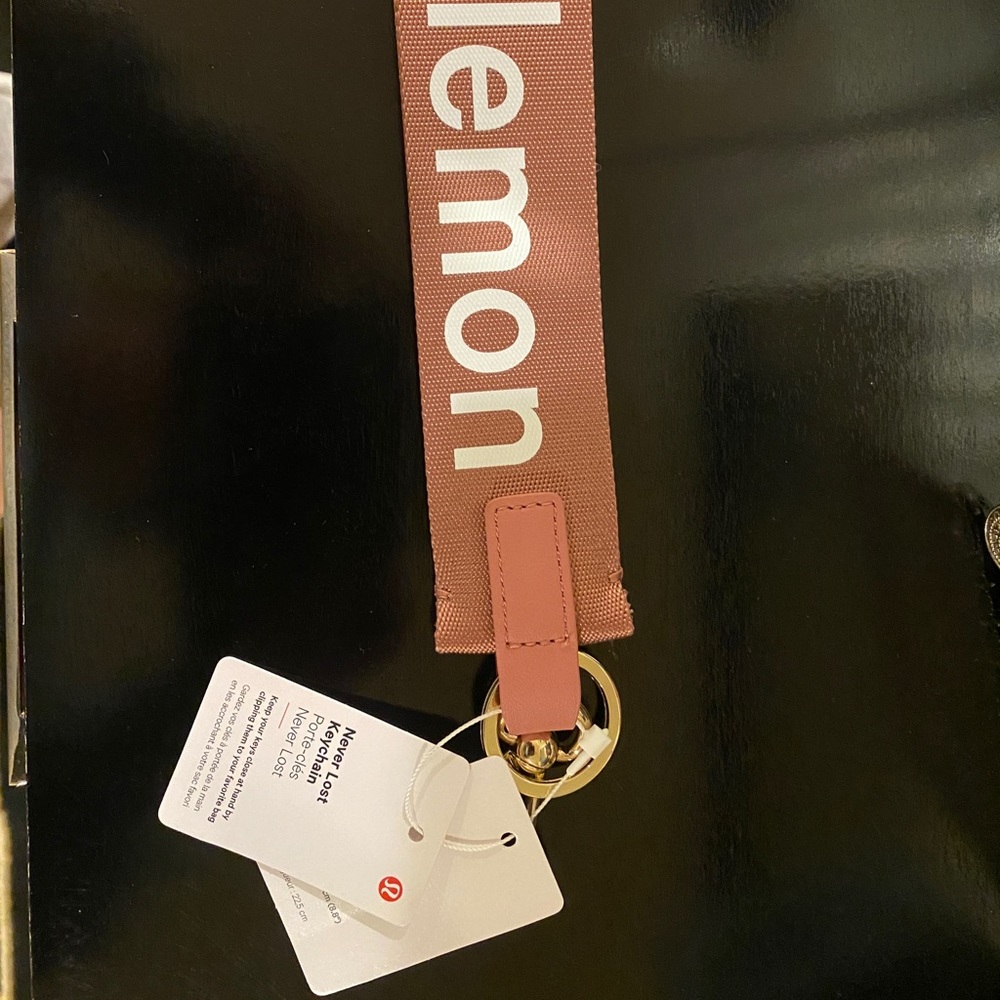 Lululemon never lost keychain
